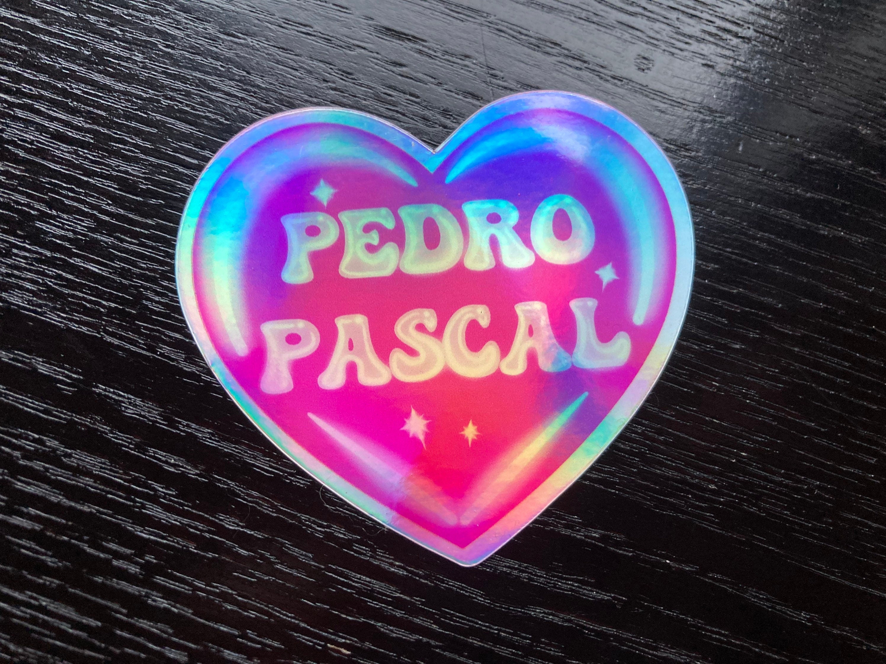 *:･ﾟ✧*:･ﾟPedro Pascal Sticker *:･ﾟ✧*:･ﾟHolographic Vinyl Sticker Holographic Sticker Pedro Pascal Sticker Cute Sticker Holo Sticker