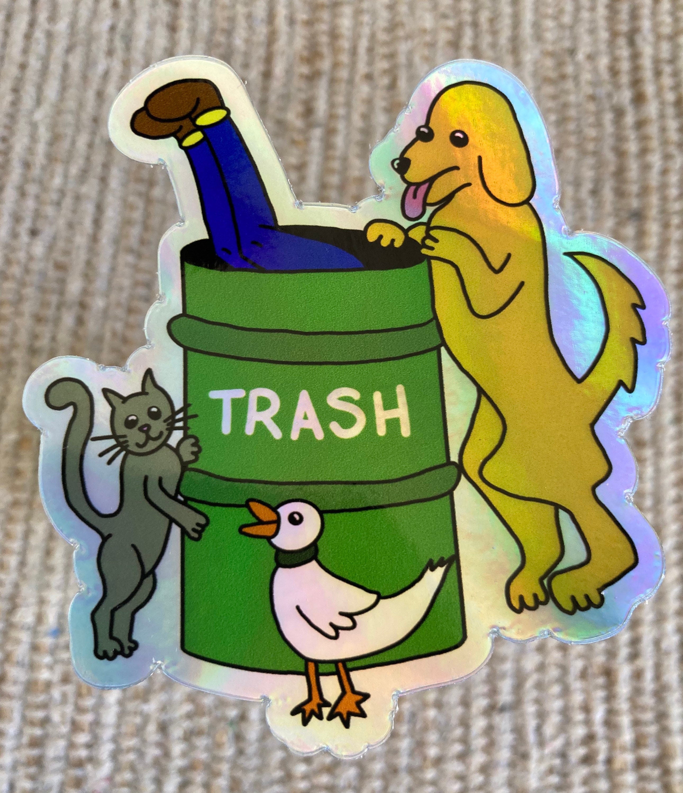 *:･ﾟ✧*:･ﾟFunny Animals Sticker *:･ﾟ✧*:･ﾟMeme Humor Funny Sticker Holographic Sticker Laptop Sticker Laptop Decal Vinyl Sticker Vinyl Decal Rainbow Cute Funny