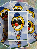 *:･ﾟ✧*:･ﾟYour Ride's Here *:･ﾟ✧*:･ﾟClown Art Print 4x6 Digital Art Print