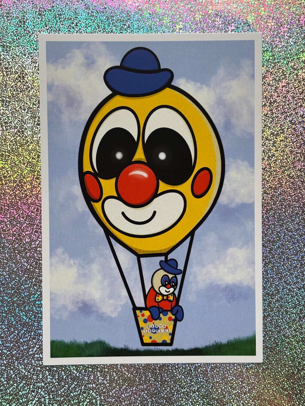 *:･ﾟ✧*:･ﾟYour Ride's Here *:･ﾟ✧*:･ﾟClown Art Print 4x6 Digital Art Print