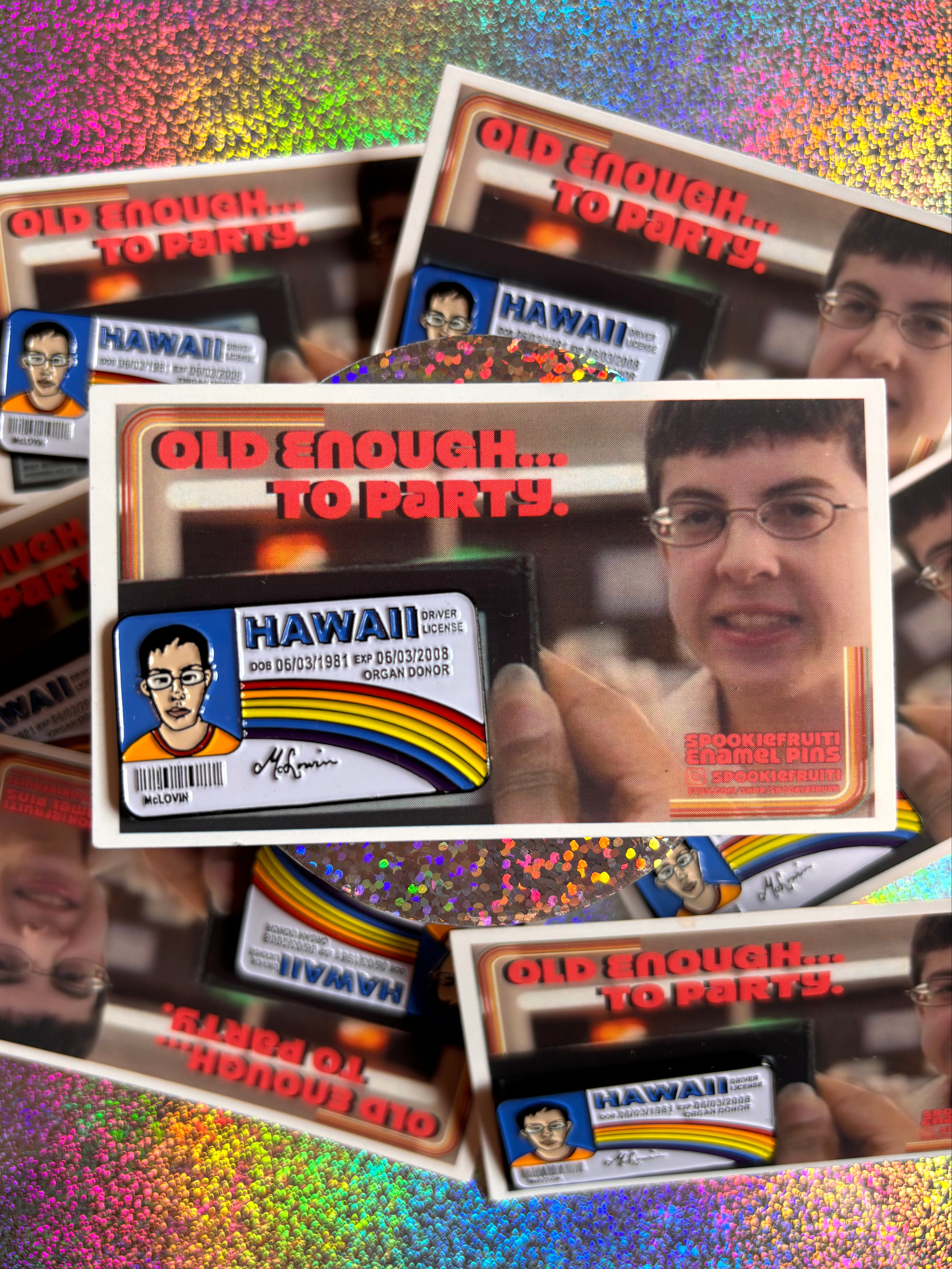 *:･ﾟ✧*:･ﾟMcLovin Enamel Pin *:･ﾟ✧*:･ﾟSuperbad McLovin Pin