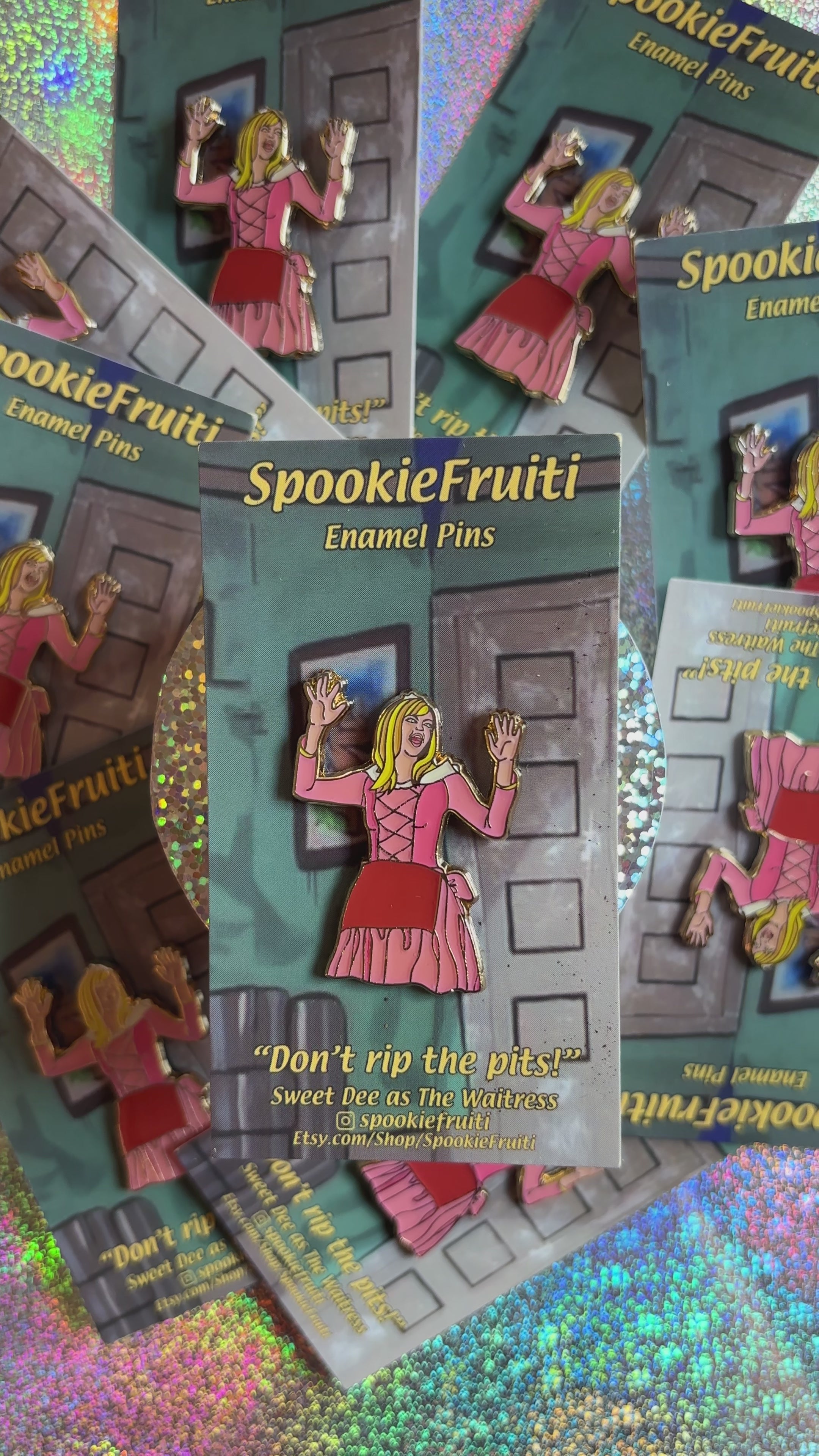 *:･ﾟ✧*:･ﾟSweet Dee Enamel Pin *:･ﾟ✧*:･ﾟIt's Always Sunny In Philadelphia Nightman Cometh Enamel Pin