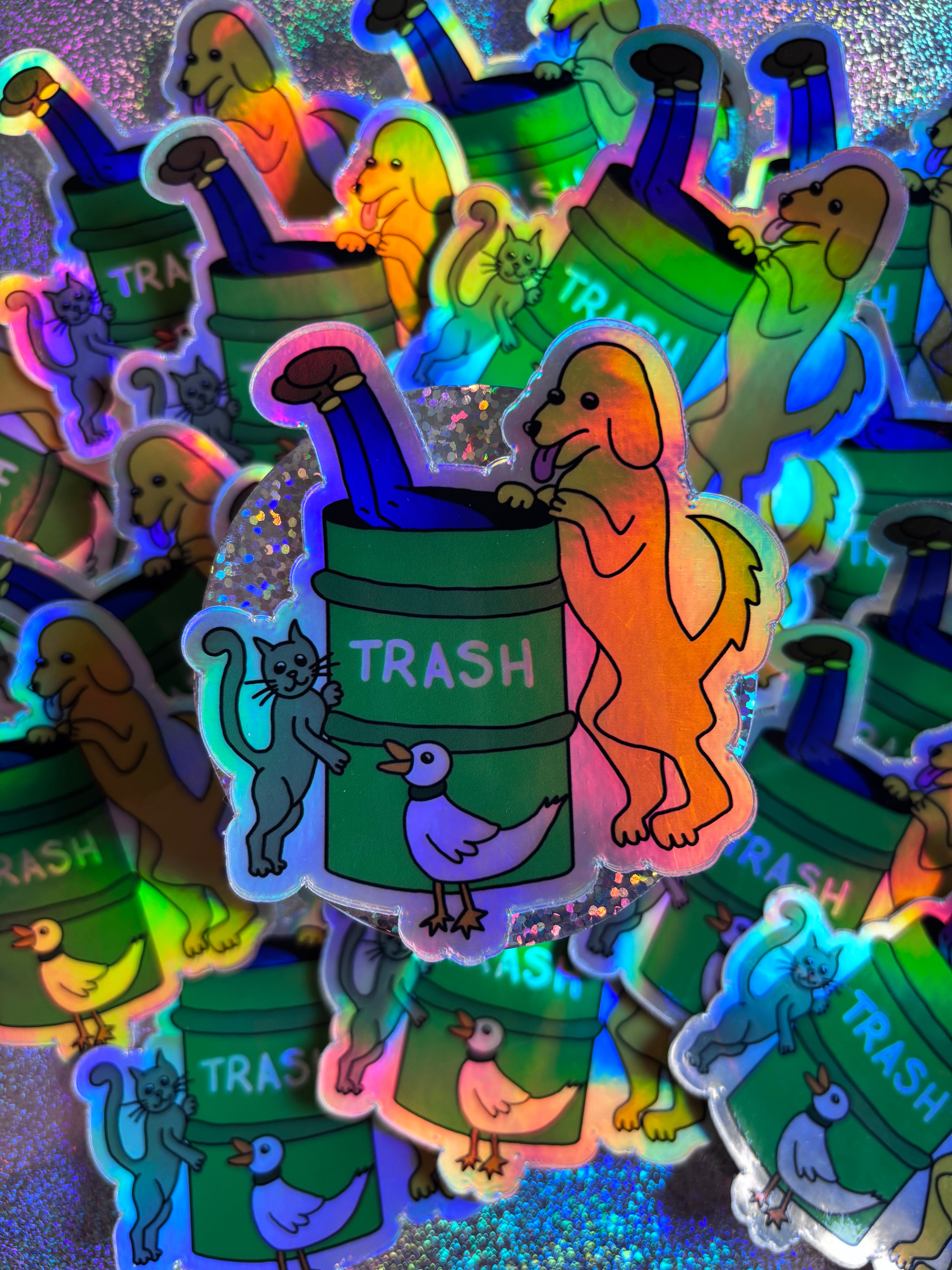 *:･ﾟ✧*:･ﾟFunny Animals Sticker *:･ﾟ✧*:･ﾟMeme Humor Funny Sticker Holographic Sticker Laptop Sticker Laptop Decal Vinyl Sticker Vinyl Decal Rainbow Cute Funny